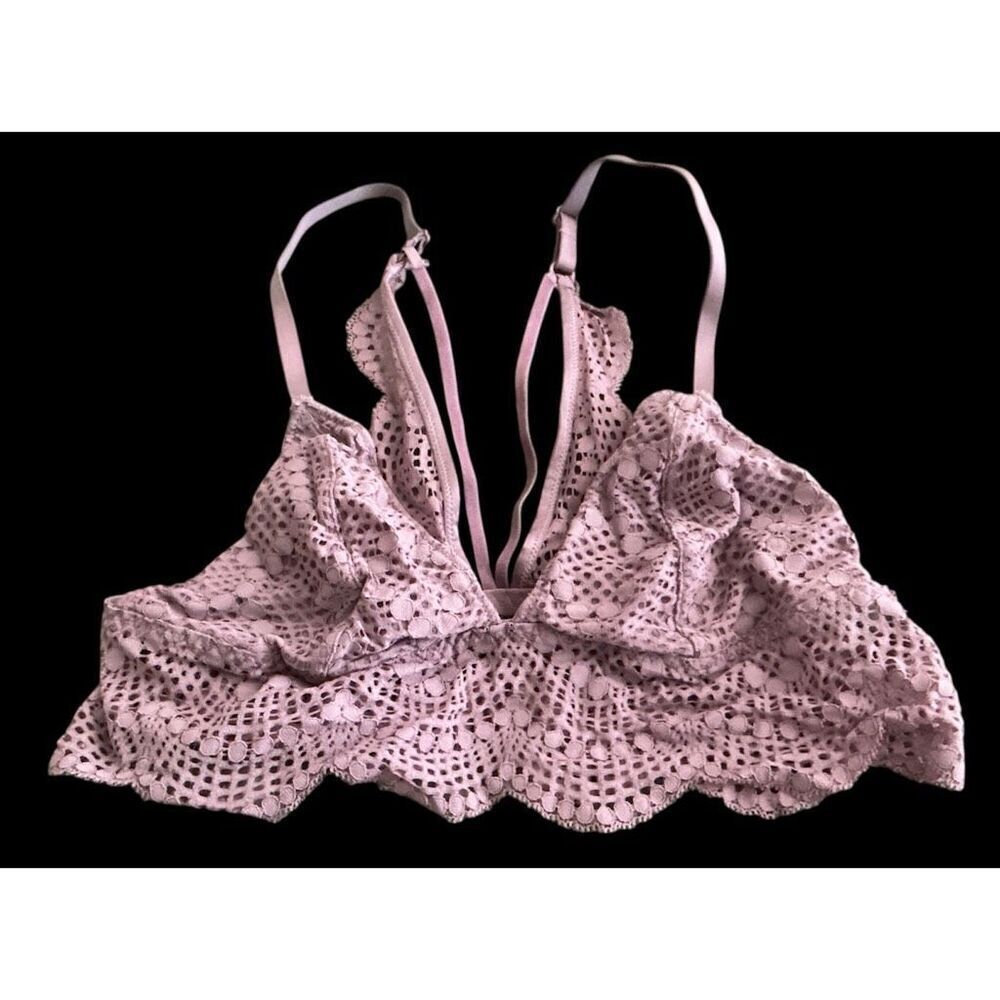 Victoria’s Secret Lacy Purple Bralette. XL